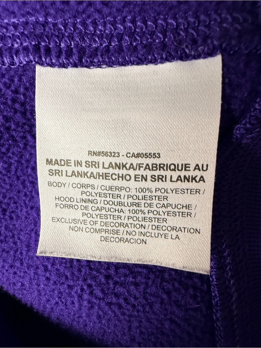 Nike Minnesota Vikings Therma-FIT Full Zip Hoodie Men’s Small Purple NFL - Picture 10 of 11